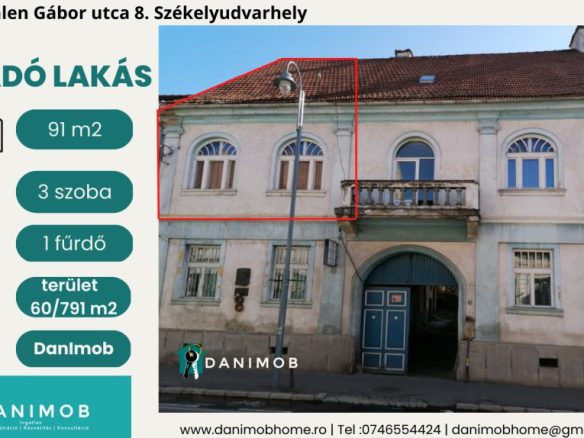 Eladó lakás Székelyudvarhely központjában - ELADVA - 2