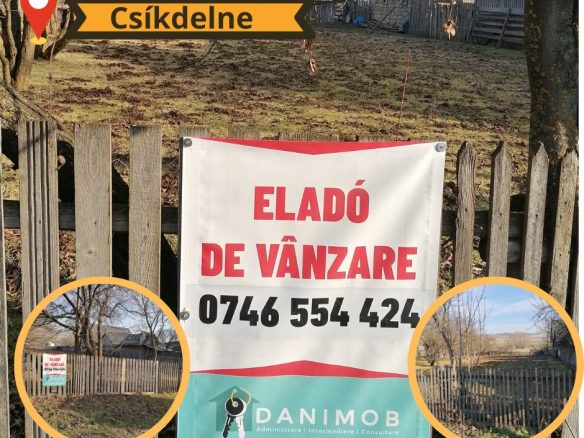Eladó beltelek - Csíkdelne - ELADVA - 24