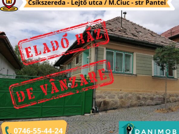 Eladó lakóház Csíkszereda ultra központjában - 2