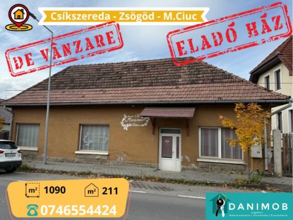 Csíkzsögöd - Lakóház + üzlethelyiség ELADÓ - 8